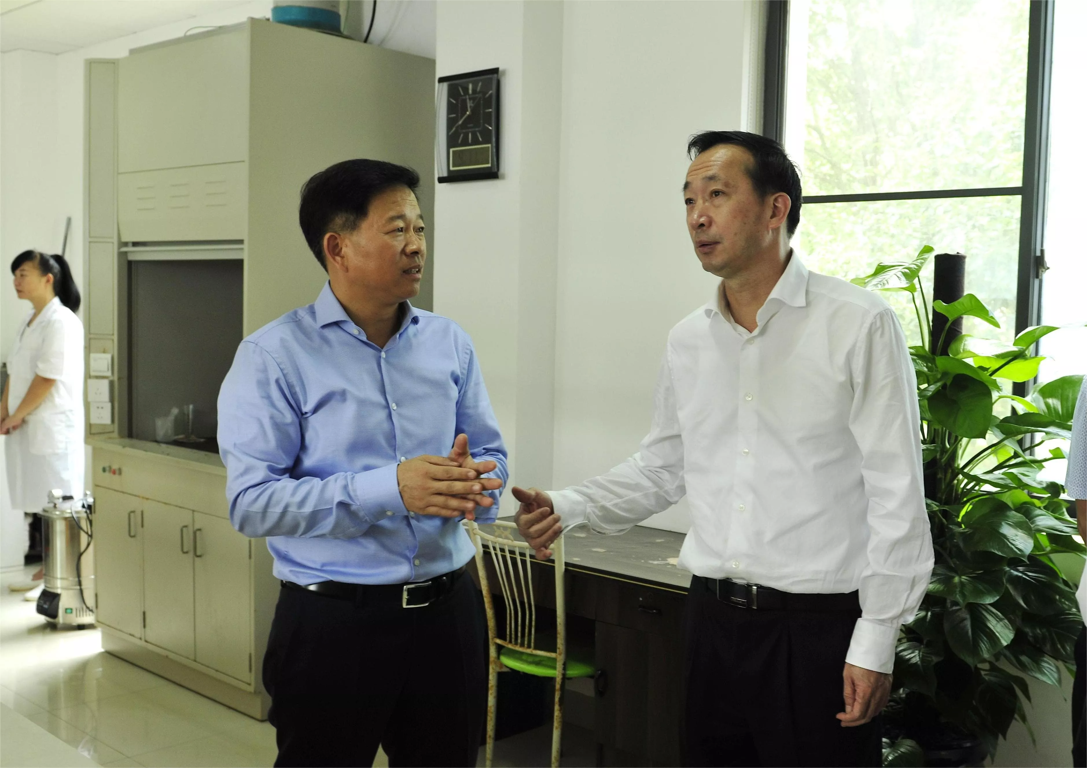 福建省人民政府副省长李德金在明阳污水处理厂考察调研